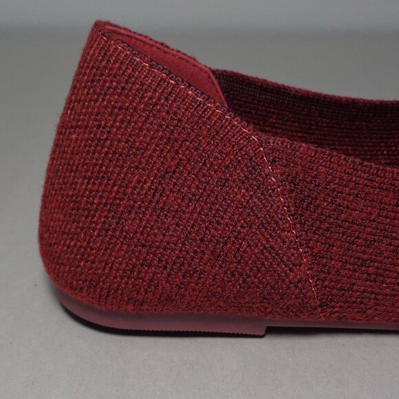 Mia Size 6.5 M KERRI Wine Textile Slip On Flats / Loafers New Women's Shoes - Picture 3 of 16